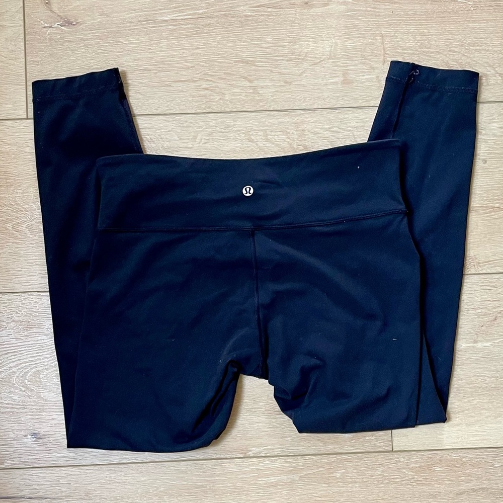 Lululemon Wunder Under Low Rise Leggings - Size 10 - Black